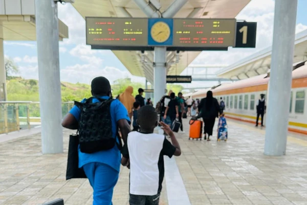 SGR-Bahnstation als Abschluss der Zugreise